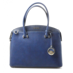 Elegantní kufříková modrá kabelka do ruky Anesi 