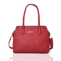 Červená elegantní dámská kabelka Houhen