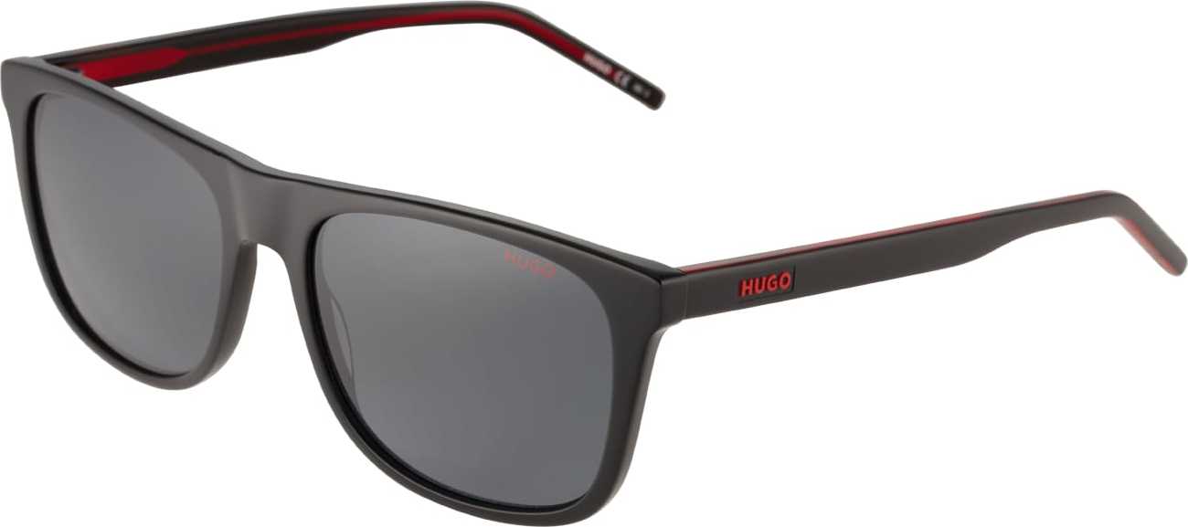 HUGO Sluneční brýle '1194/S' červená / černá